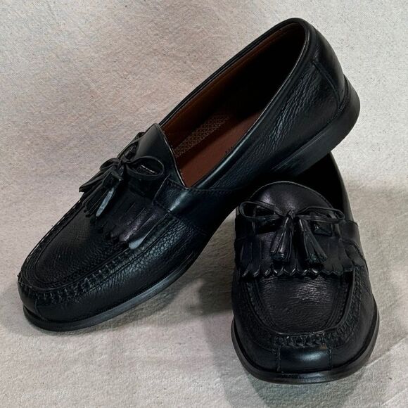 Johnston & Murphy Kiltie Tassel Loafers Moc Toe Mens Size 9.5M - Picture 6 of 16